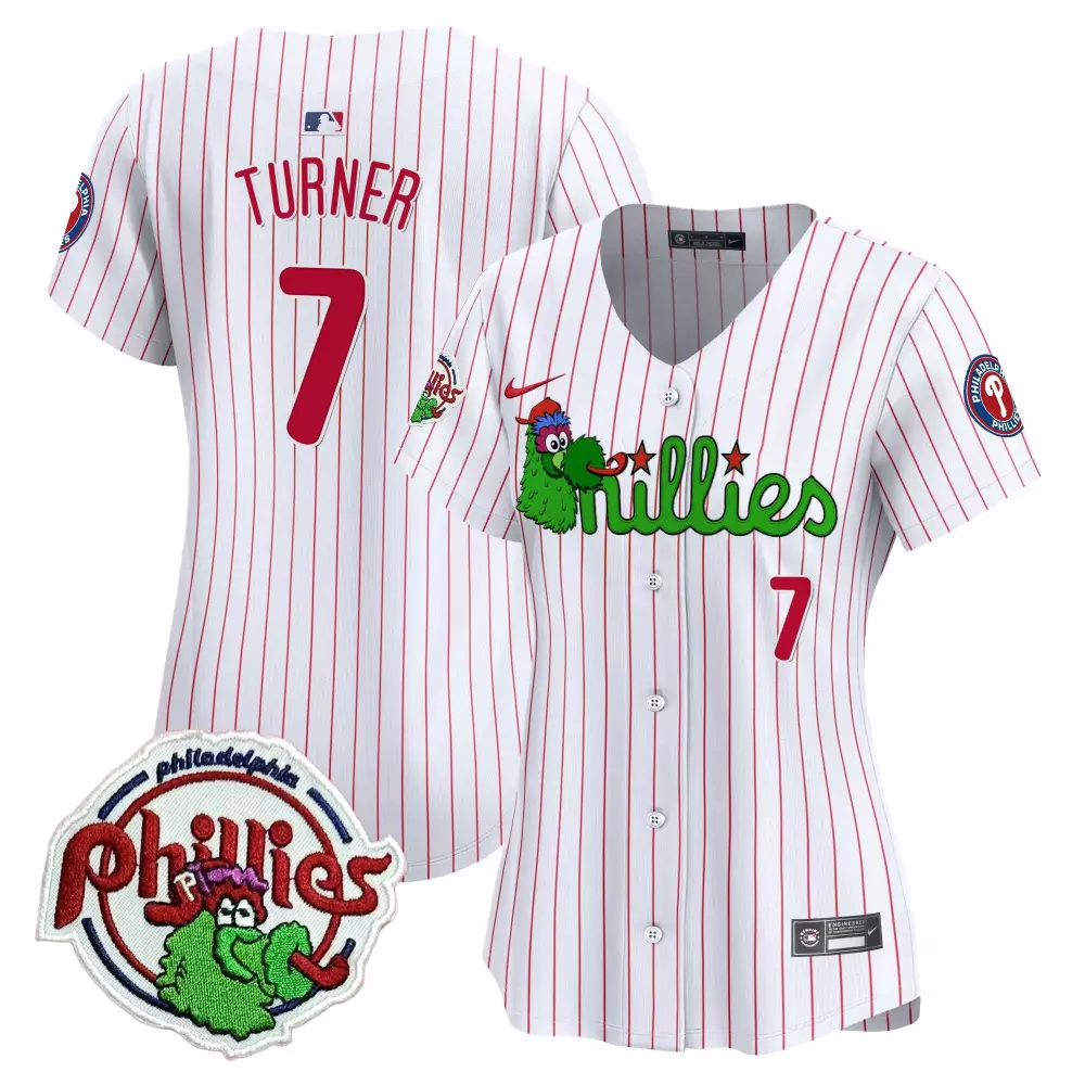Turner 7 Philadelphia Phillies 2023 Stitched Vapor Jersey | Multi Colorway | Limited Edition Fan Gear | For Men, Women & Youth