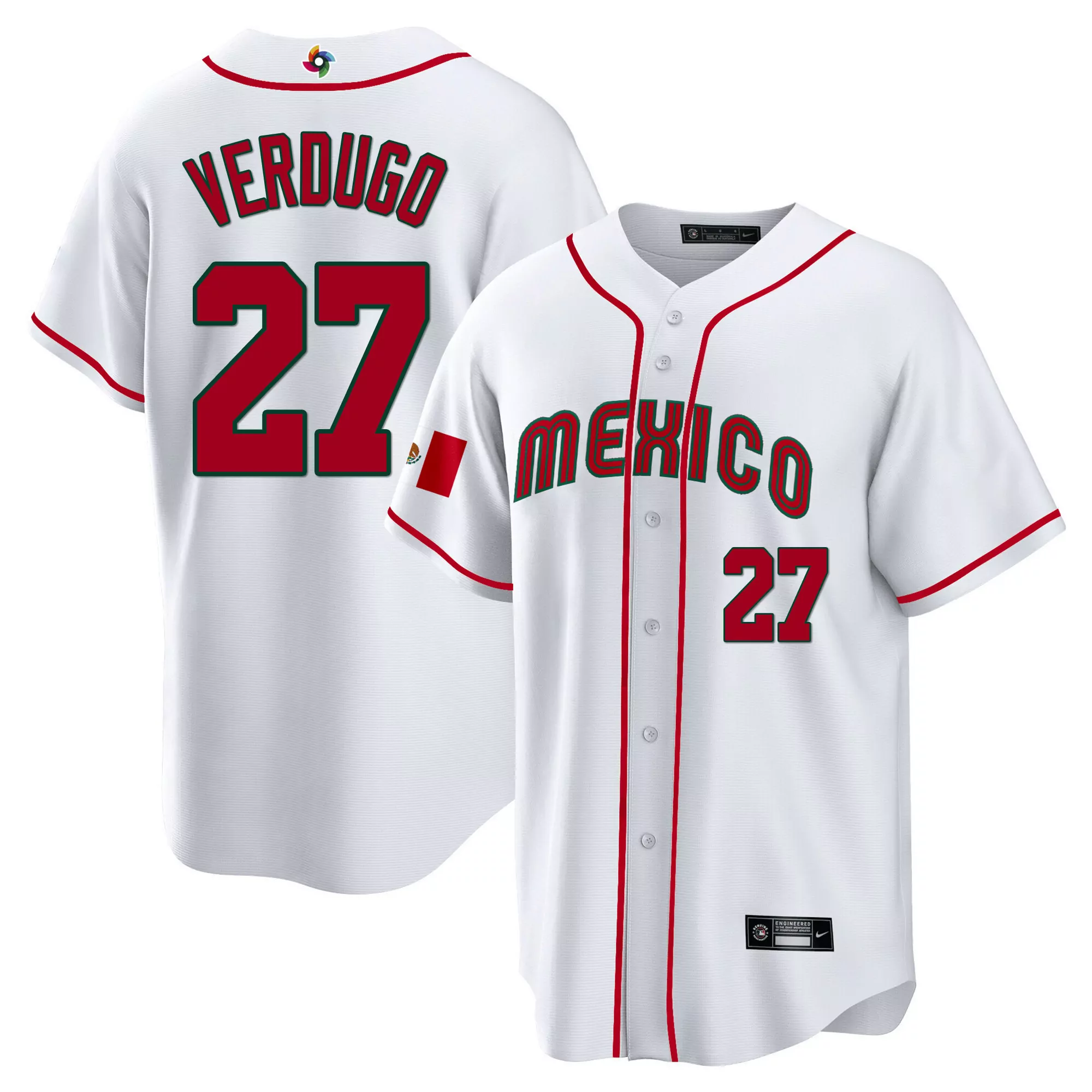 valenzuela 34 mexico 2023 men s all stitched vapor jersey red