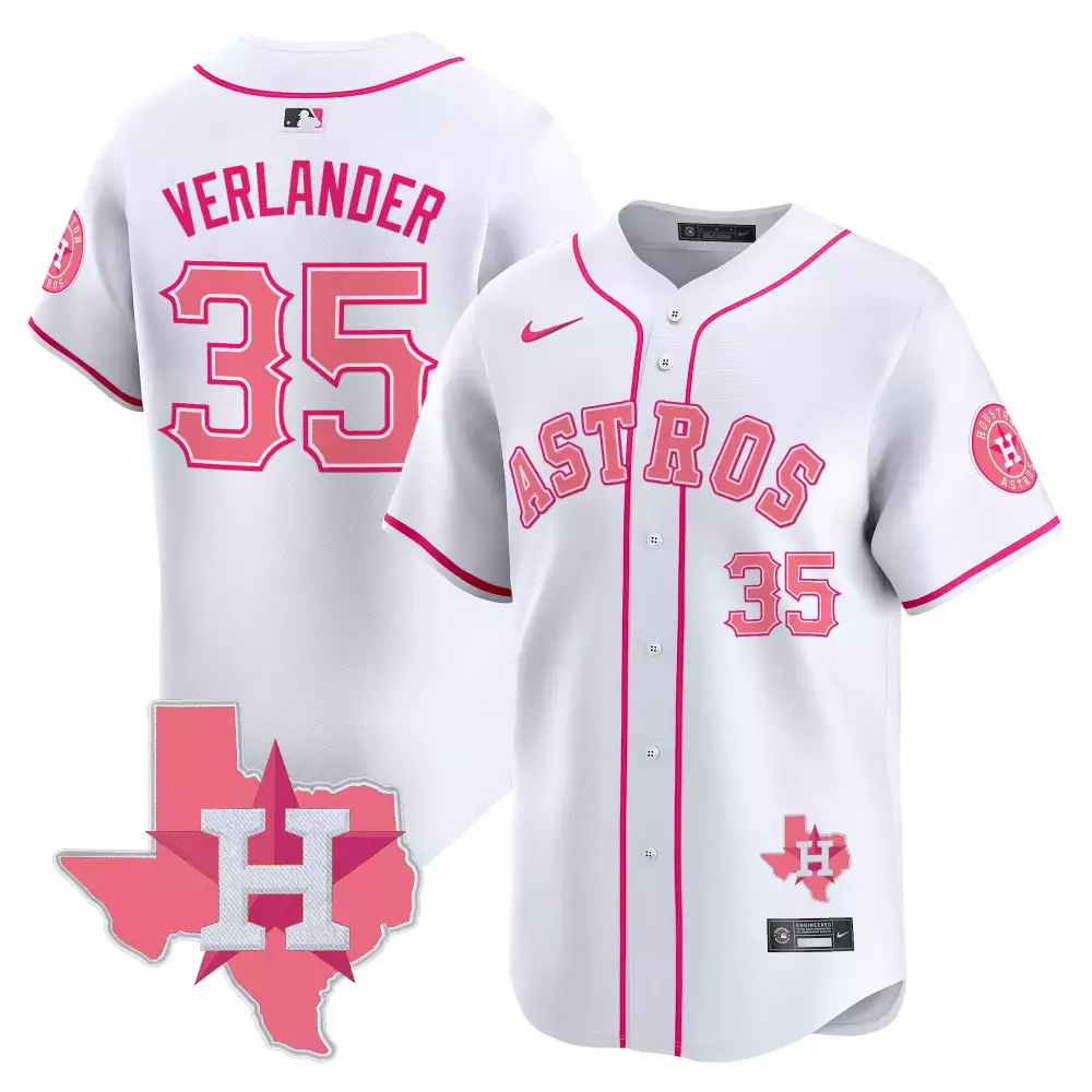 verlander 35 houston astros 2023 men s all stitched vapor jersey pink cactus jack edition