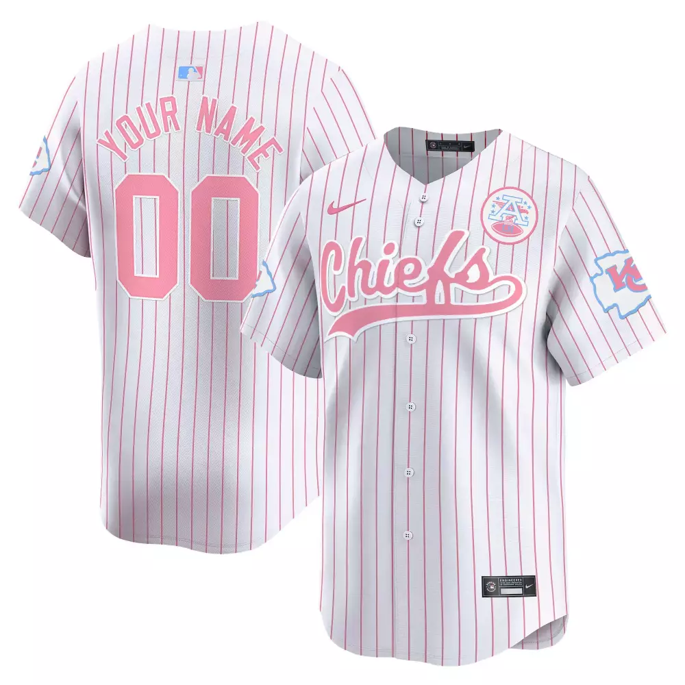 your name 00 kansas city chiefs 2023 men s stitched vapor jersey pink edition