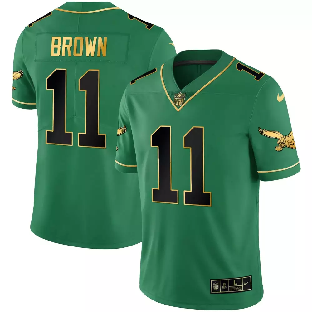 AJ Brown Philadelphia Eagles 2023 Men's Black and White Vapor Jersey | Stitched Style | Limited Edition Fan Gear
