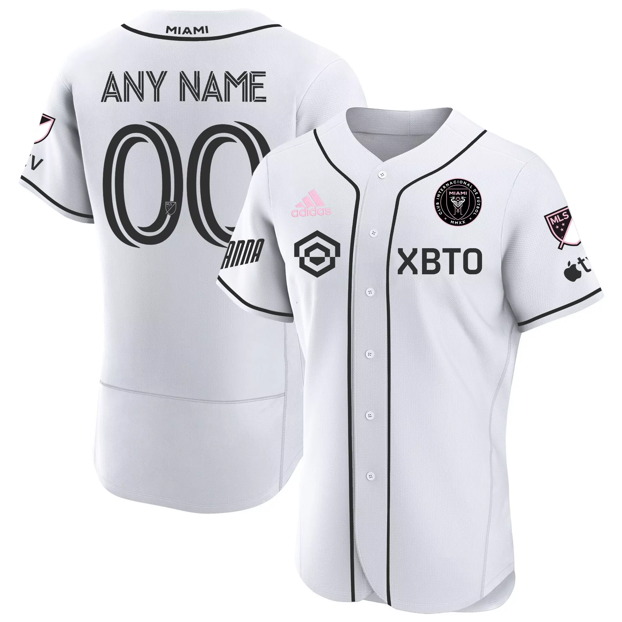 any name 00 inter miami pink all stitched custom jersey name patch 2023 men s style