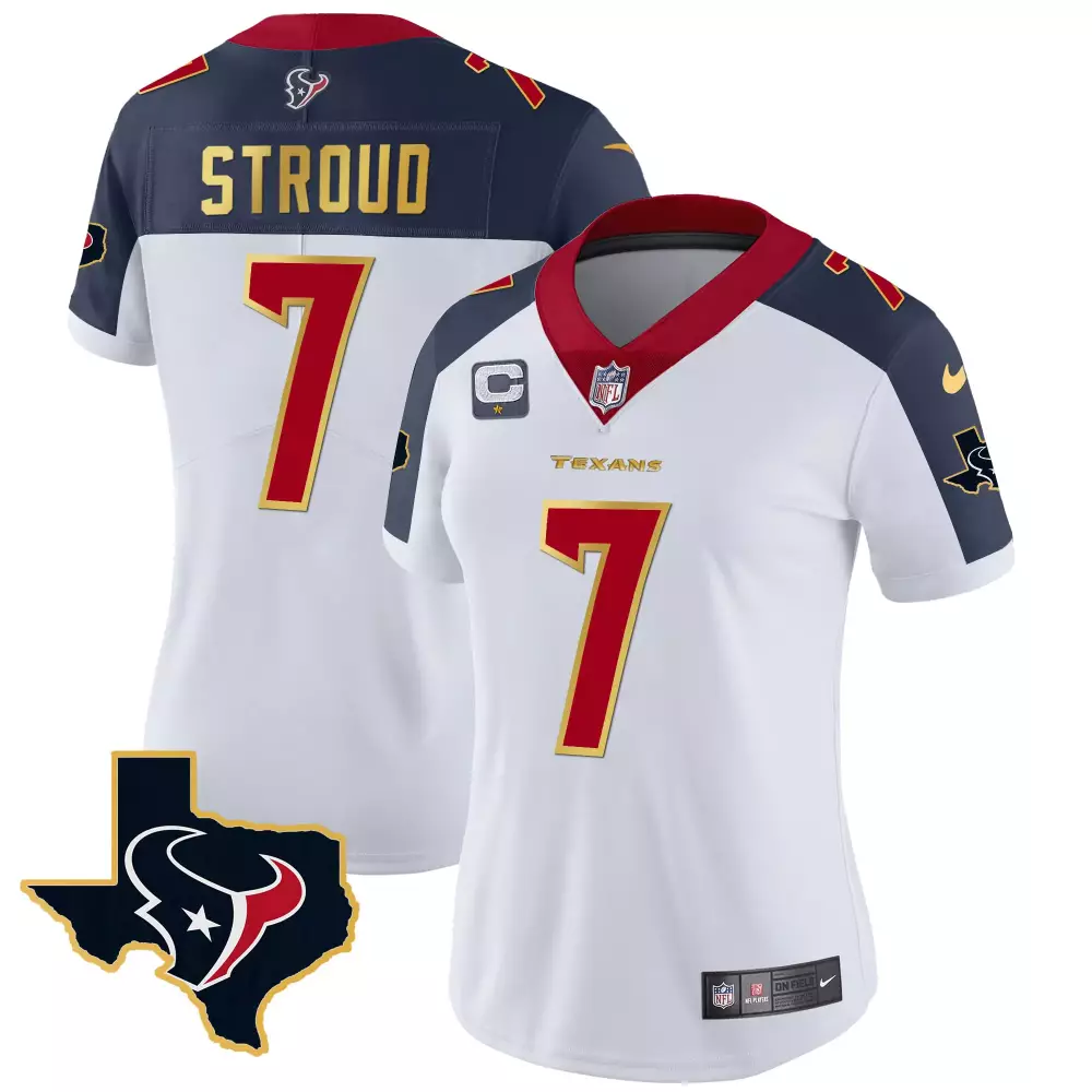 CJ Stroud 7 Houston Texans Women's Red Vapor Limited Jersey | 2024 | All Stitched Fan Gear | For Men, Women & Youth