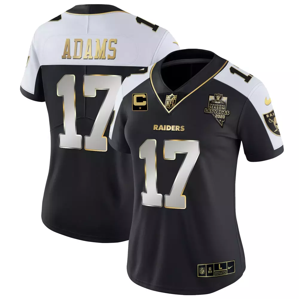 Davante Adams 17 Las Vegas Raiders Women’s Stitched Black Jersey 2020 | Stylish Name Patch | Fan Gear for Game Day | For Women & You