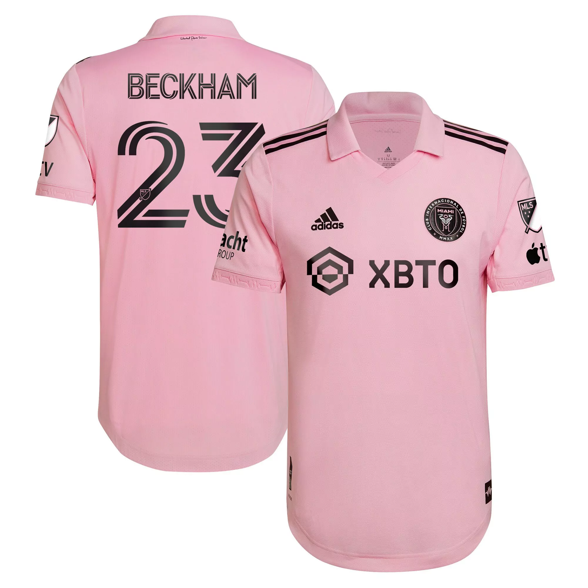 beckham 27 inter miami 2023 men s black stitched jersey with name patch