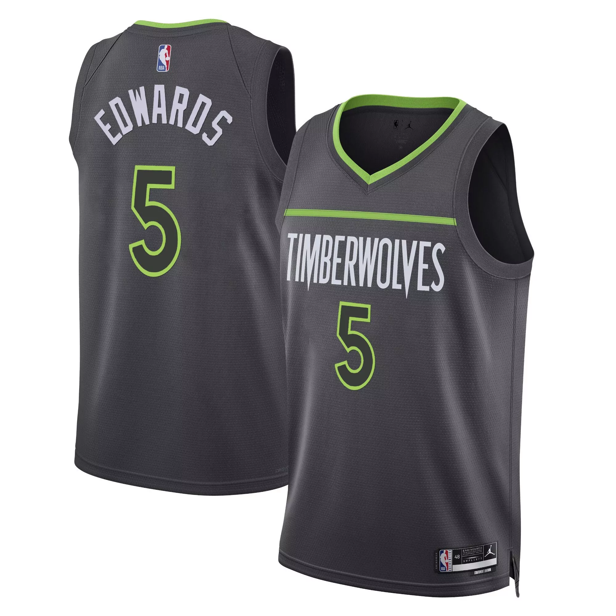 edwards 5 minnesota timberwolves 2023 men s all stitched vapor jersey white