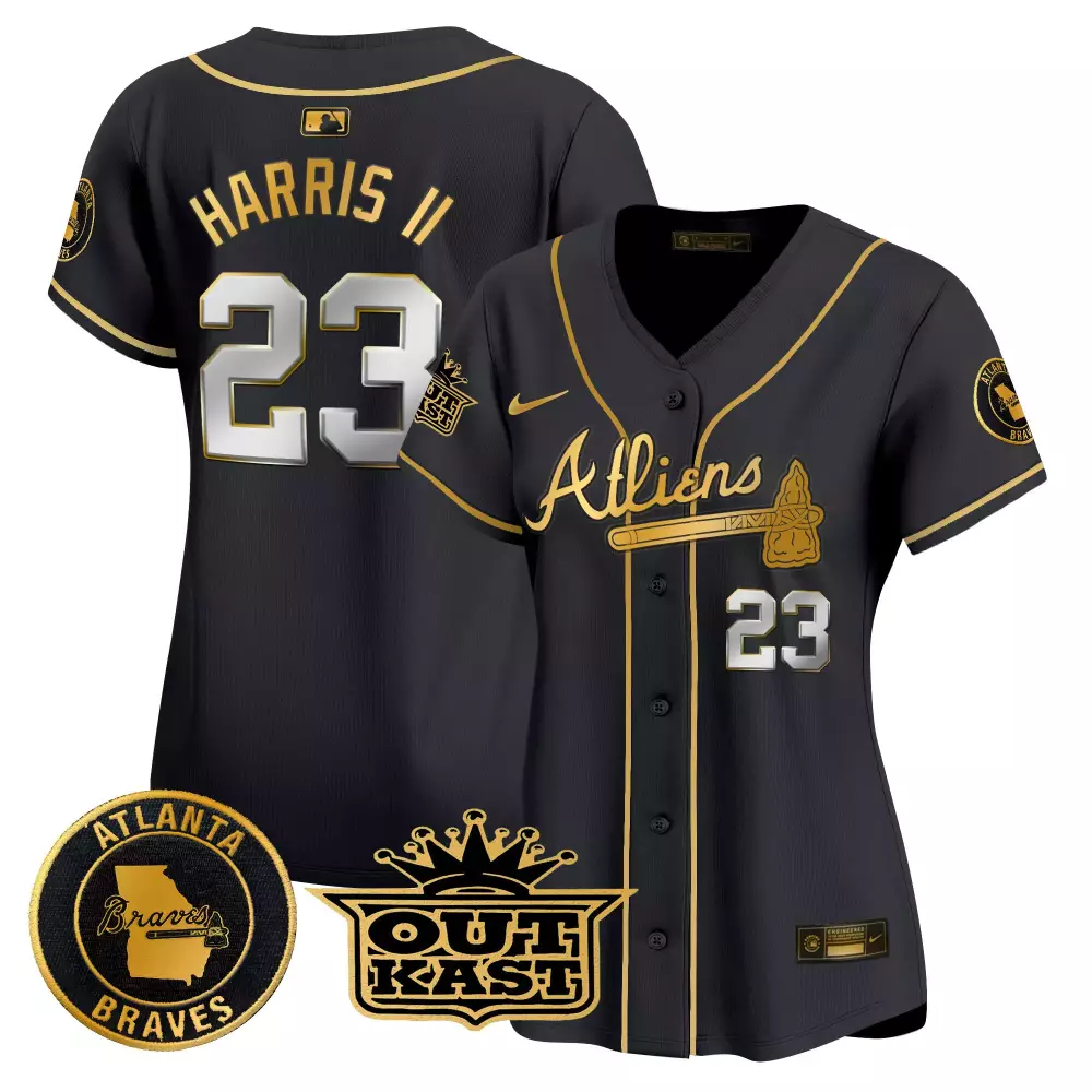 harris ii 23 atlanta braves white women s vapor limited jersey