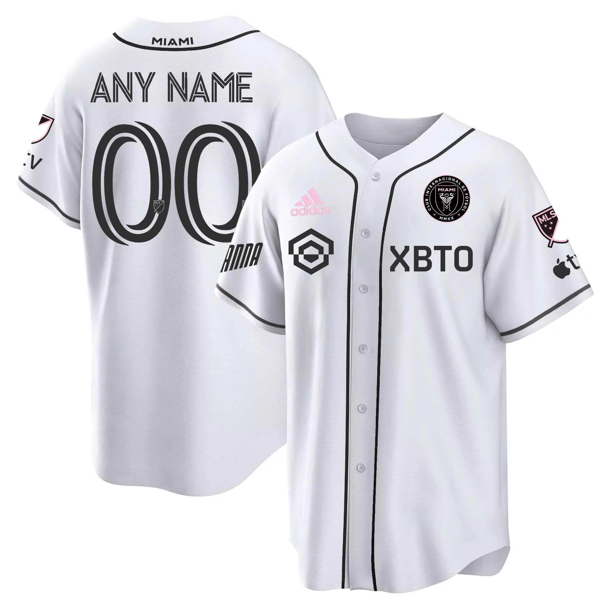 inter miami 2023 black stitched custom jersey any name 00 men s style name patch