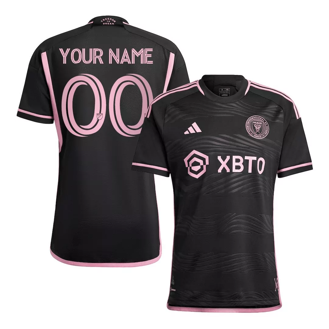 inter miami cf custom stitched jersey black 2023 men s name patch