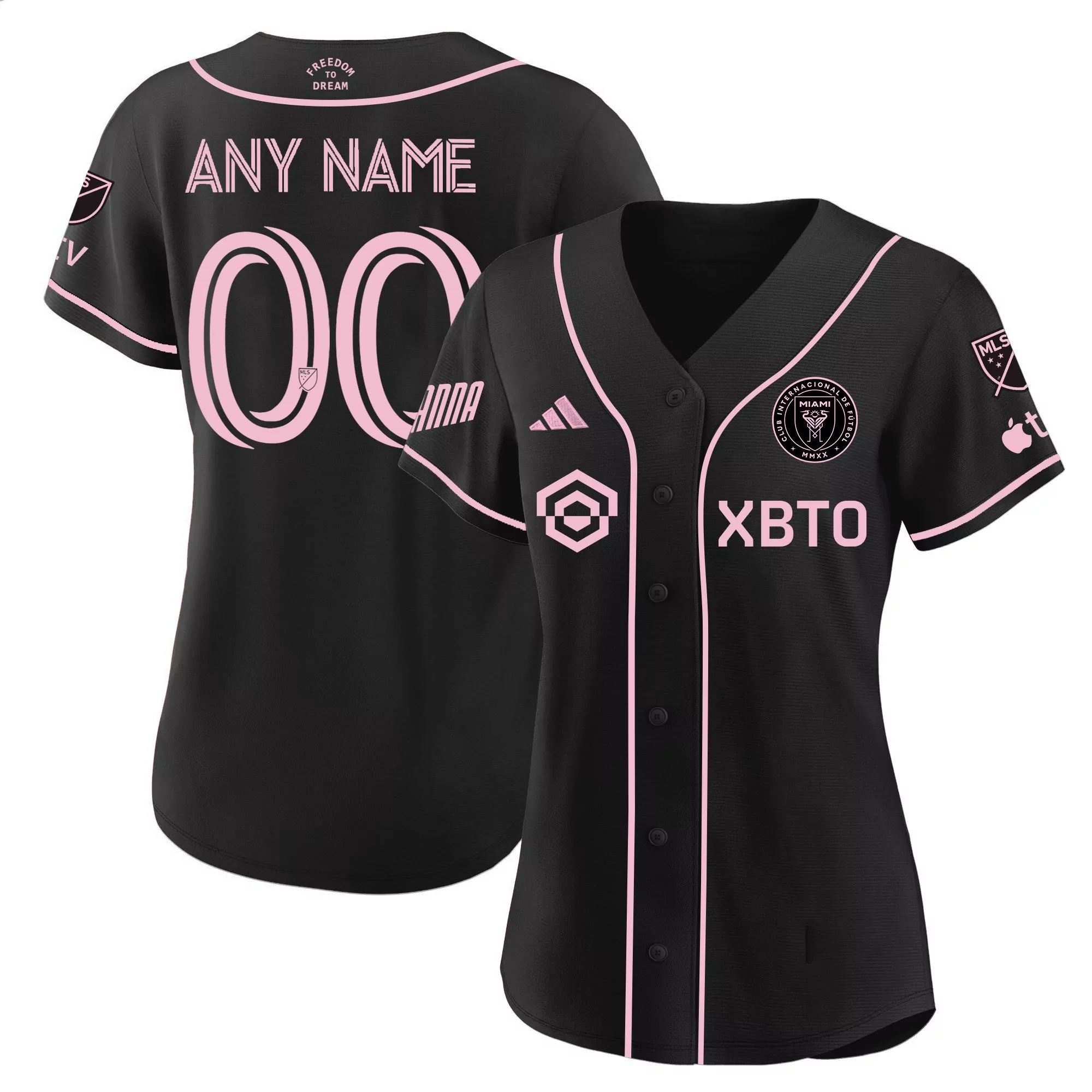 inter miami cf custom stitched jersey black 2023 men s name patch