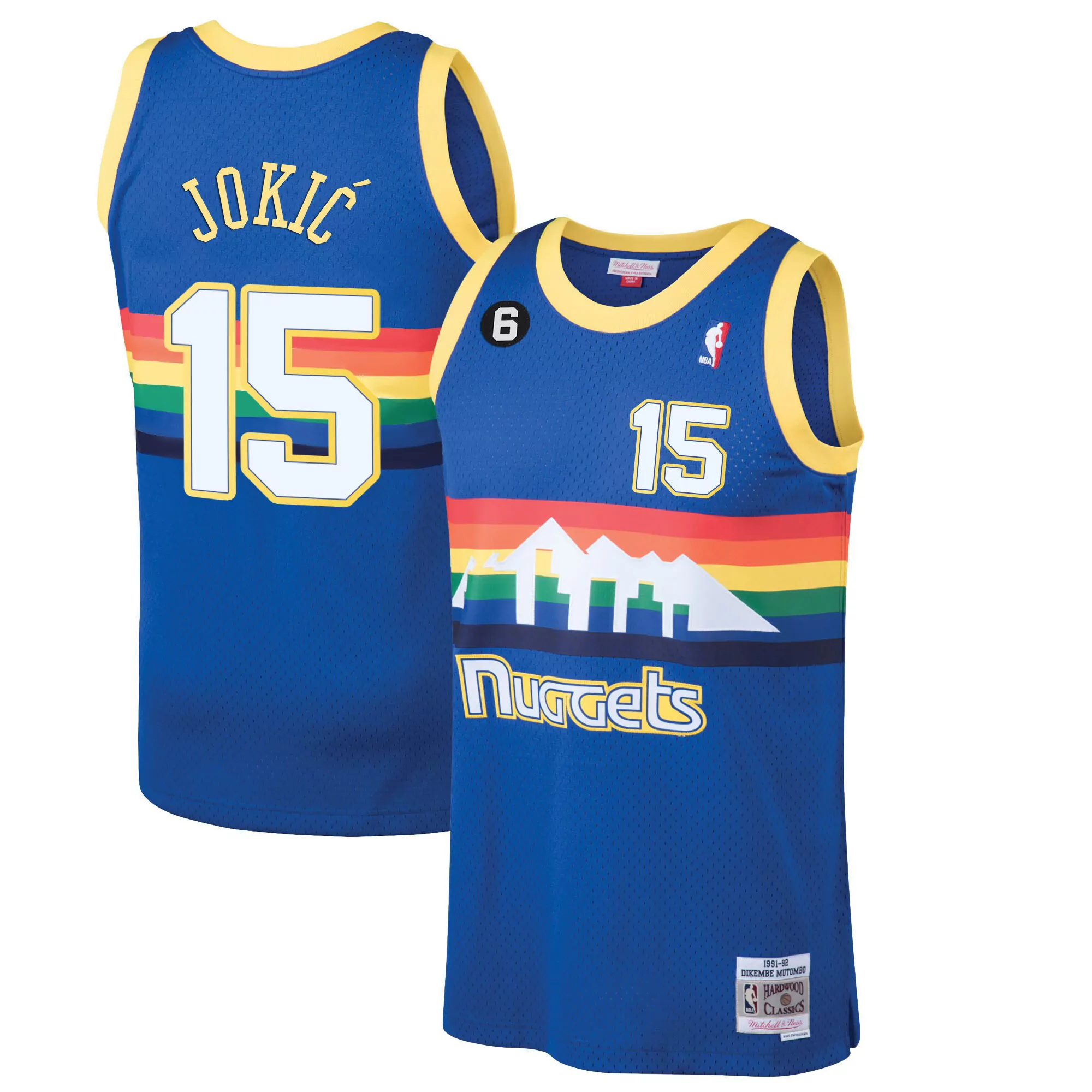 joki 15 denver nuggets 2023 men s finals all stitched vapor jersey with patch