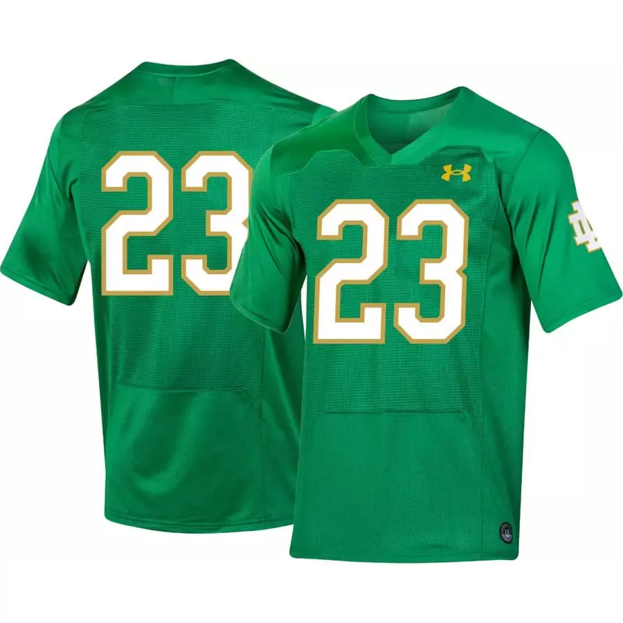 Notre Dame Fighting Irish 2025 Women'S Green Stitched Jersey With Name Patch
