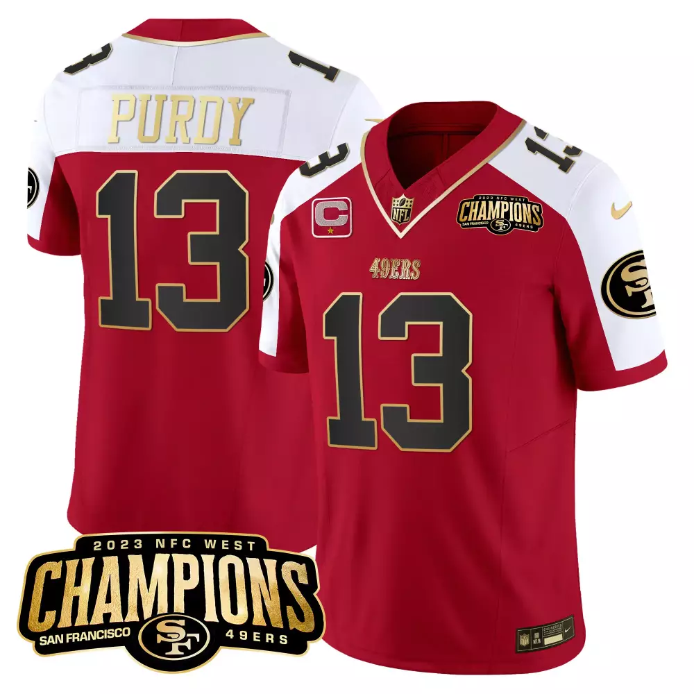 Purdy 13 San Francisco 49ers 2023 Red & Green Stitched Jersey | Vapor Fan Gear | For Men, Women & Youth
