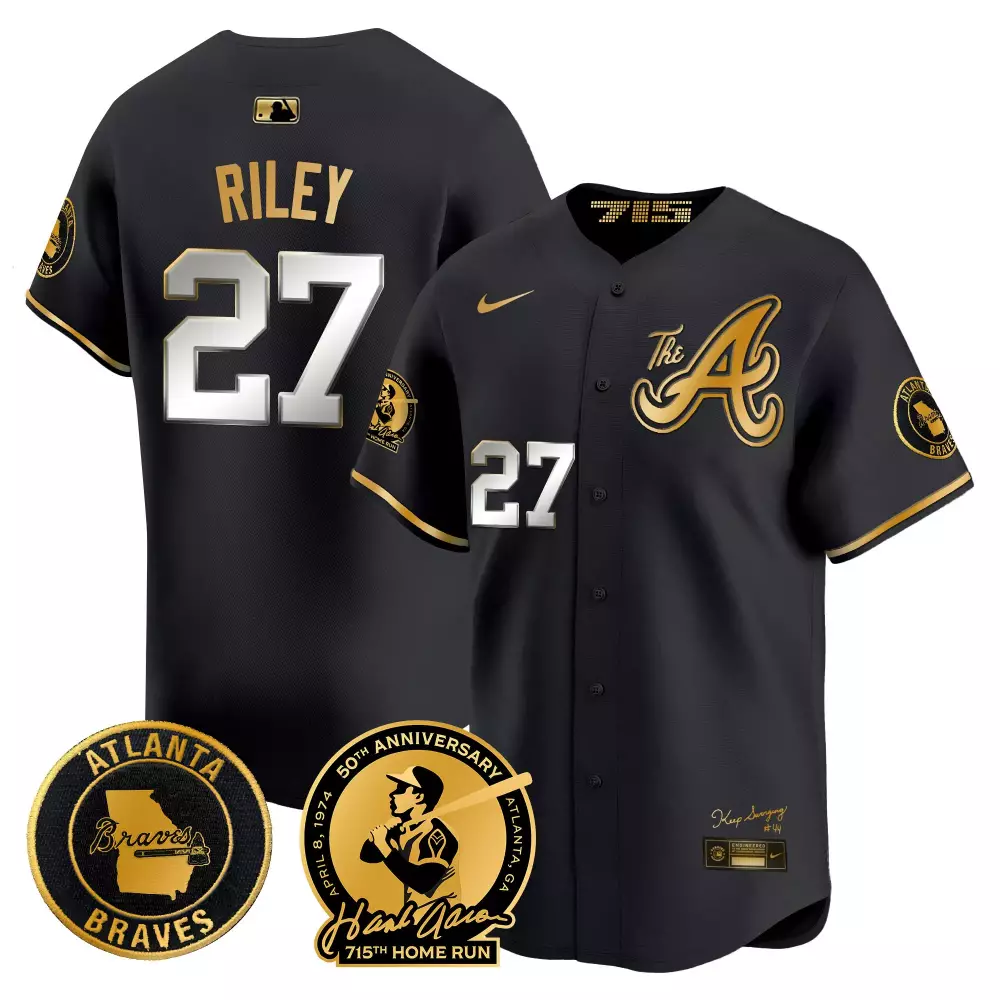 Riley 27 Atlanta Braves 2023 Women's Stitched Vapor Jersey | Red 24 Patch | Limited Edition Fan Gear | For Men, Women & Youth