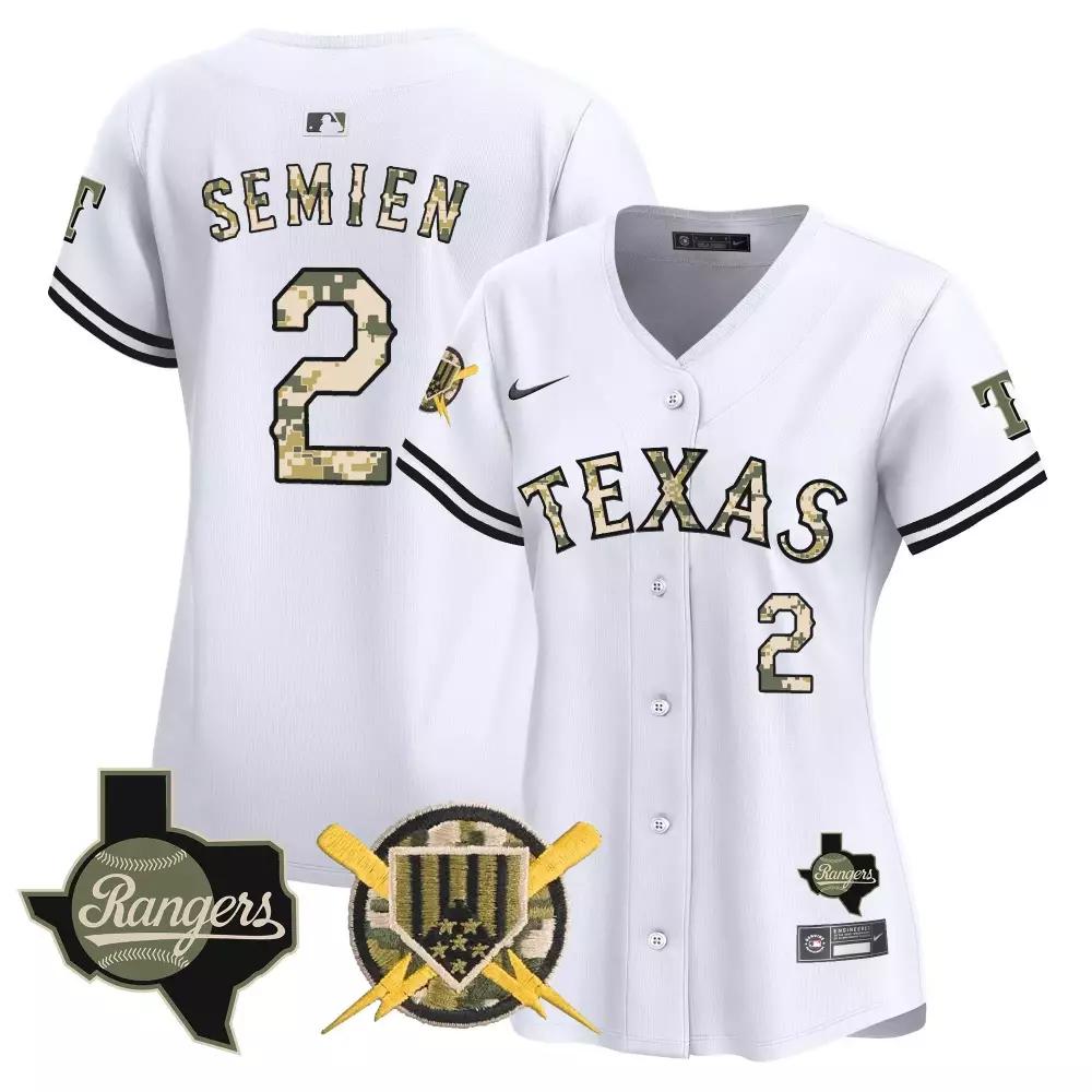 semien 2 texas rangers women s light blue all stitched jersey 2023 world series name patch