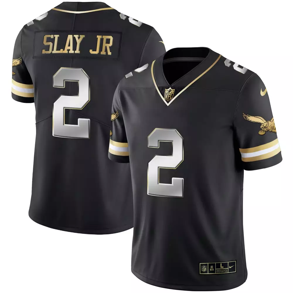 Slay Jr Philadelphia Eagles 2023 Black Stitched Jersey | Fan Gear for Game Day | Perfect Gift Idea | For Men, Women & Youth
