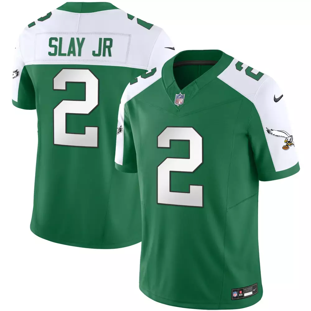 Slay Jr 2 Philadelphia Eagles Black Women's Stitched Jersey | Super Bowl LVII Name Patch | For Men, Women & Youth