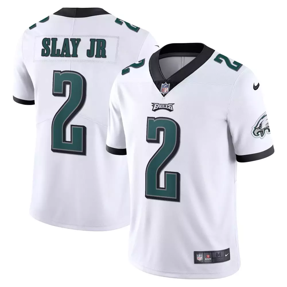 Slay Jr 2 Philadelphia Eagles Super Bowl White Youth Jersey 2023 | All Stitched Vapor Style | For Men, Women & Youth