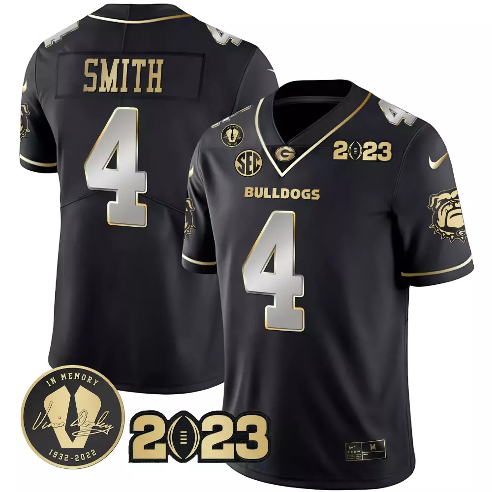 Smith 11 Georgia Bulldogs 2023 Red Jersey | All Stitched Vapor Style | Game Day Outfit for Men, Women & Youth