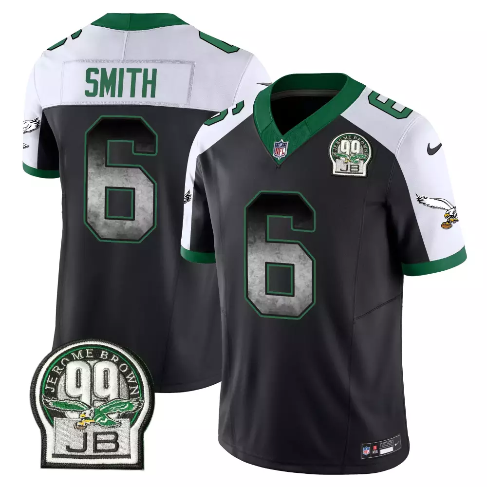 Smith 6 Philadelphia Eagles Black Limited Edition Stitched Jersey | 2022 Edition | Fan Gear | For Men, Women & Youth