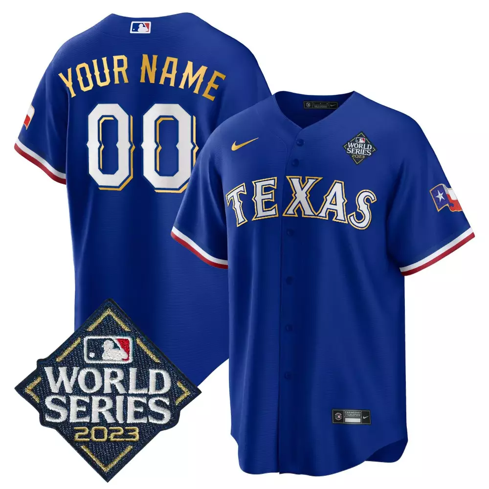 Texas Rangers 2023 World Series Red Women's Mexico Custom Jersey | All Stitched | Replica Fan Gear | For Men, Women & Youth