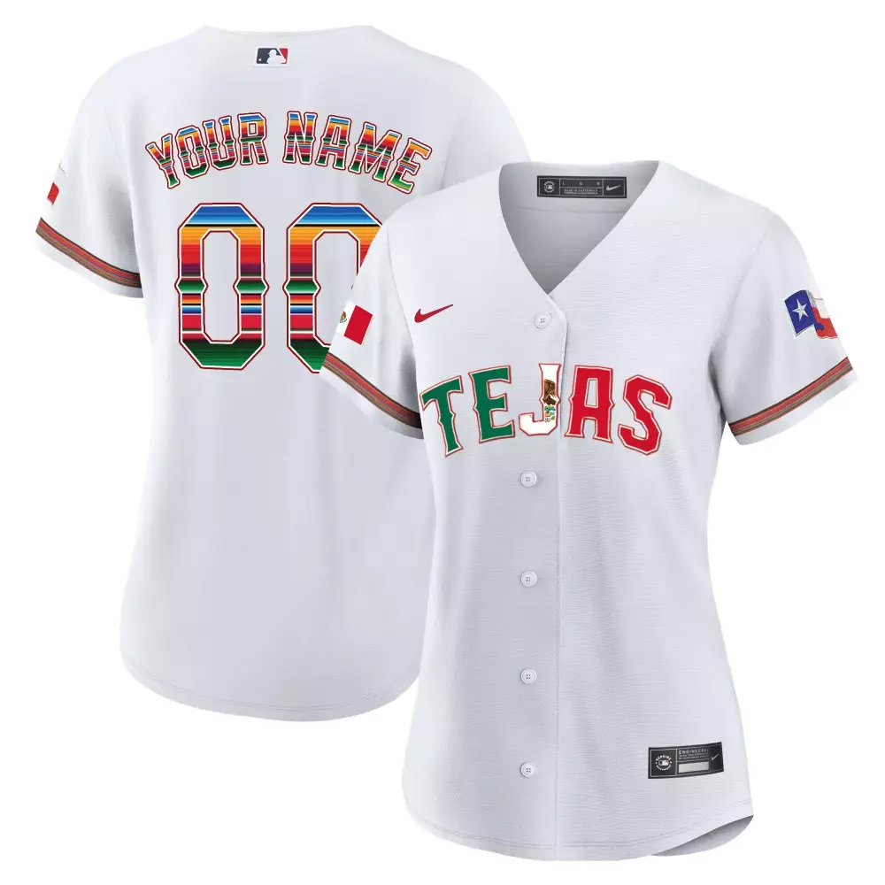 Texas Rangers Women's White Alternate 2023 World Series Champions Jersey | Gold Trim Vapor Premier Limited | For Men, Women & Youth