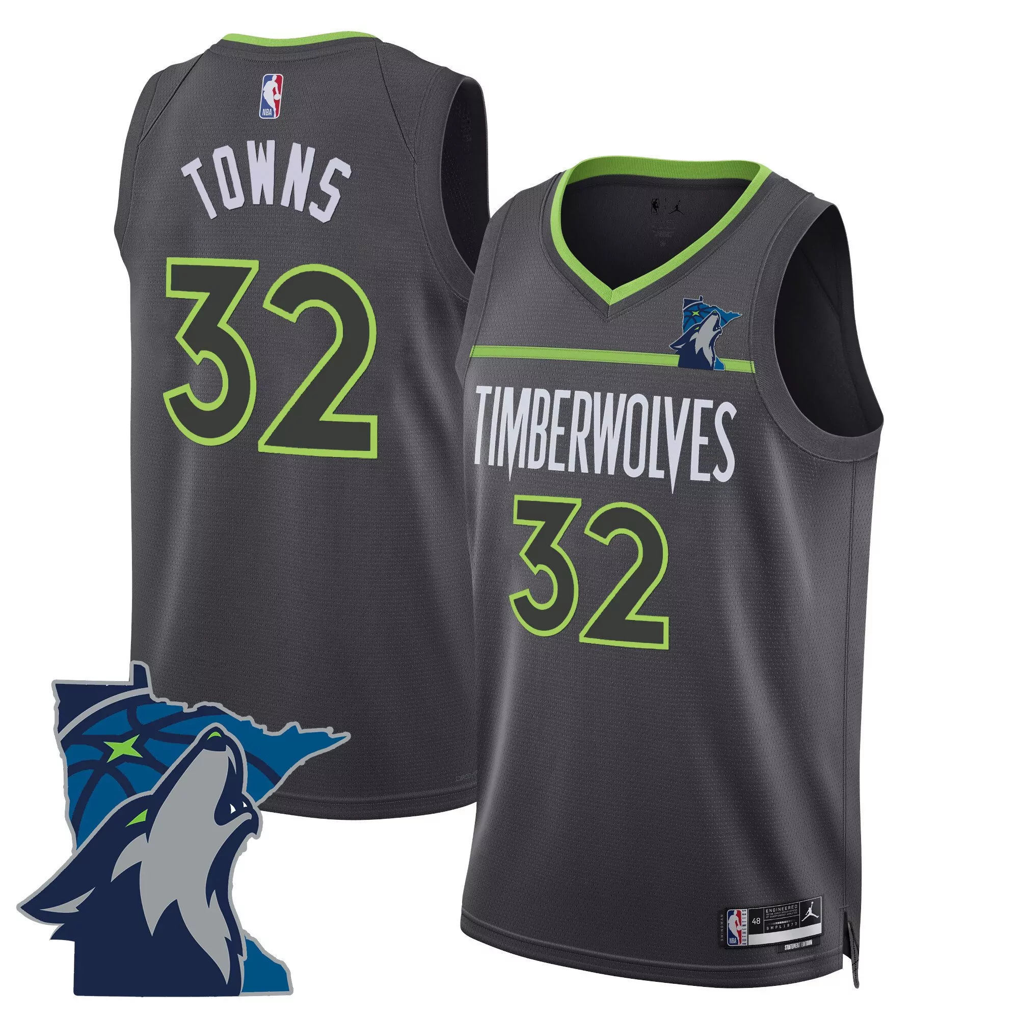 towns 32 minnesota timberwolves 2023 men s all stitched vapor jersey white gold 1