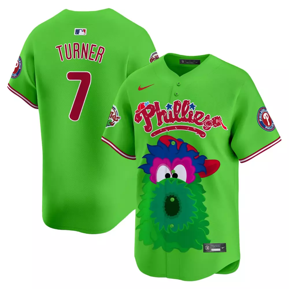 stott 5 phillies green unisex jersey 2023 halloween stitched name patch