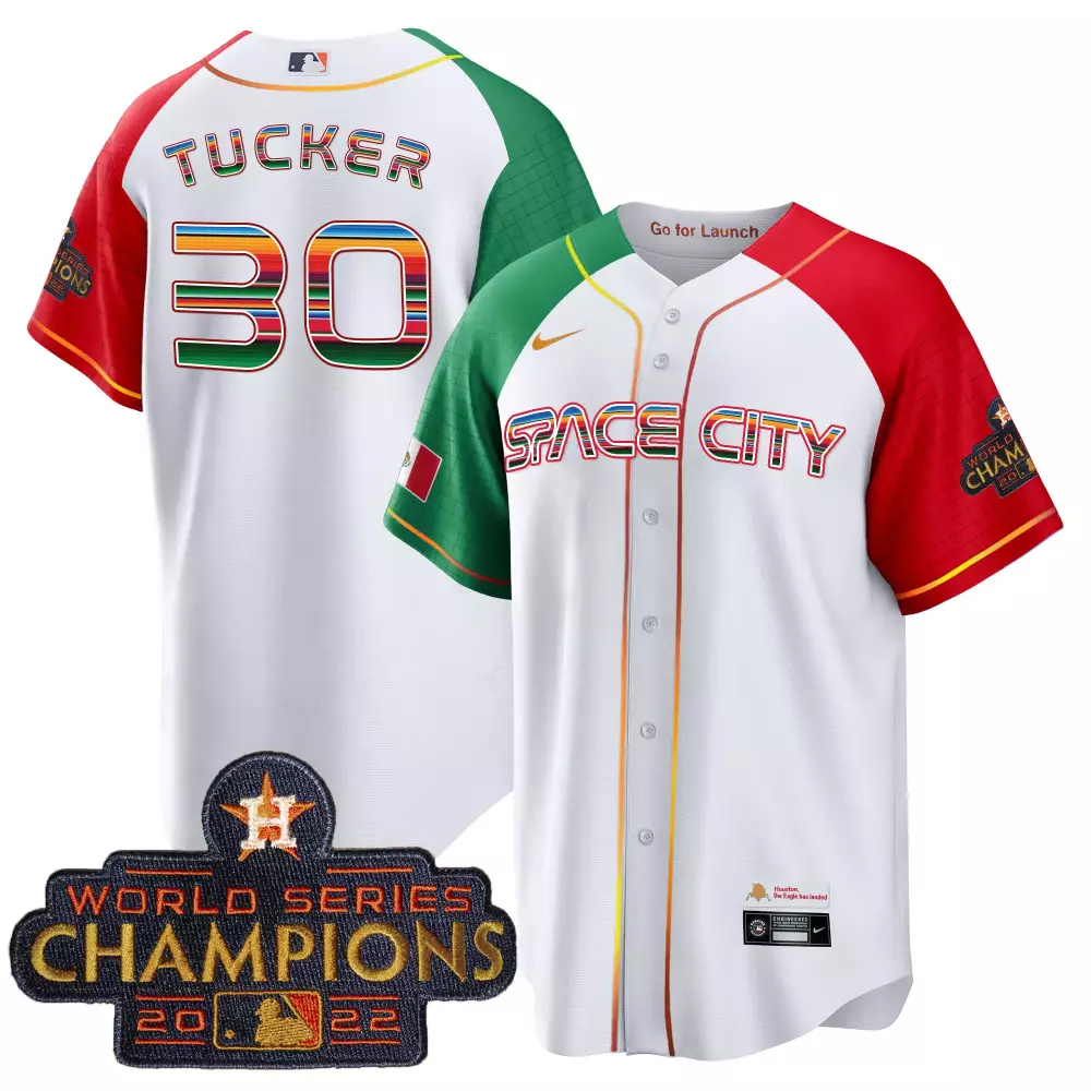 Tucker 30 Houston Astros Red Vapor Jersey | 2023 Aztec Warrior Skull Design | All Stitched Fan Gear | For Men, Women & Youth