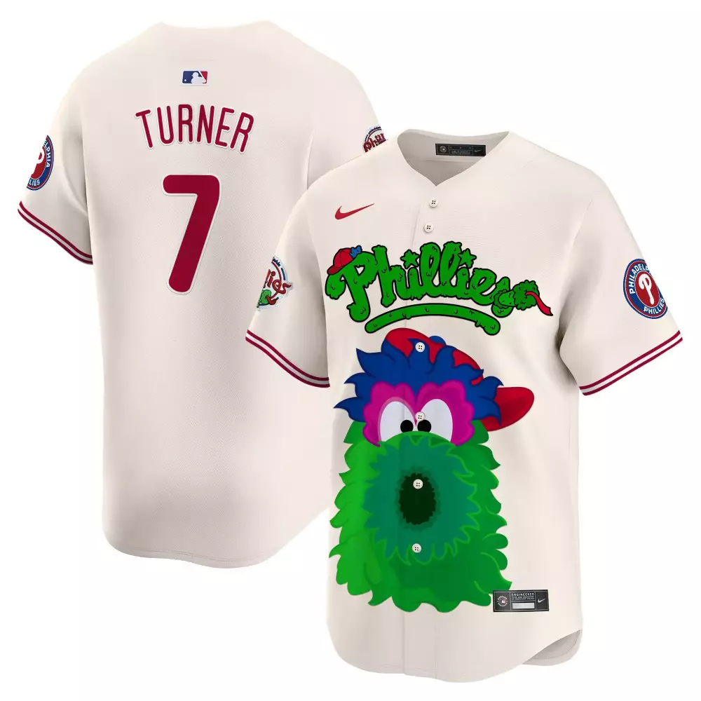 Turner 7 Philadelphia Phillies Stitched Jersey | Blue Unisex 2025 Name Patch | Limited Edition Fan Gear | For Men, Women & Youth