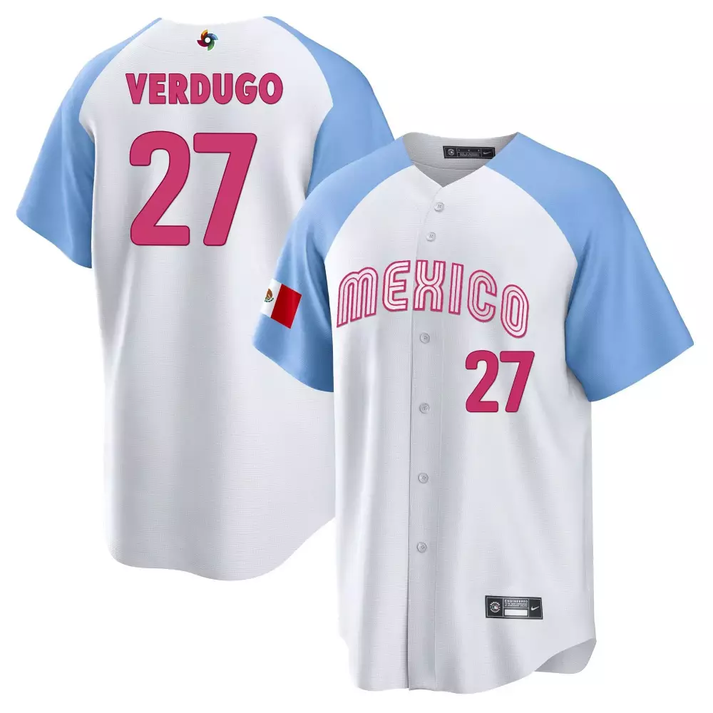 valenzuela 34 mexico white stitched jersey men s style name patch 2023