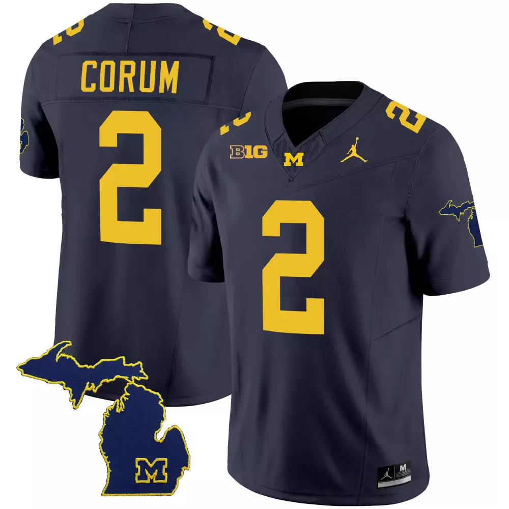 chris webber michigan wolverines mitchell ness big tall player tie dye jersey navy maize