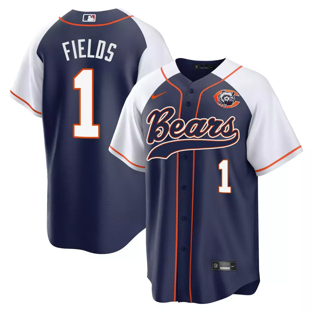 fields 1 mens bears navy stitched jersey name patch 2023