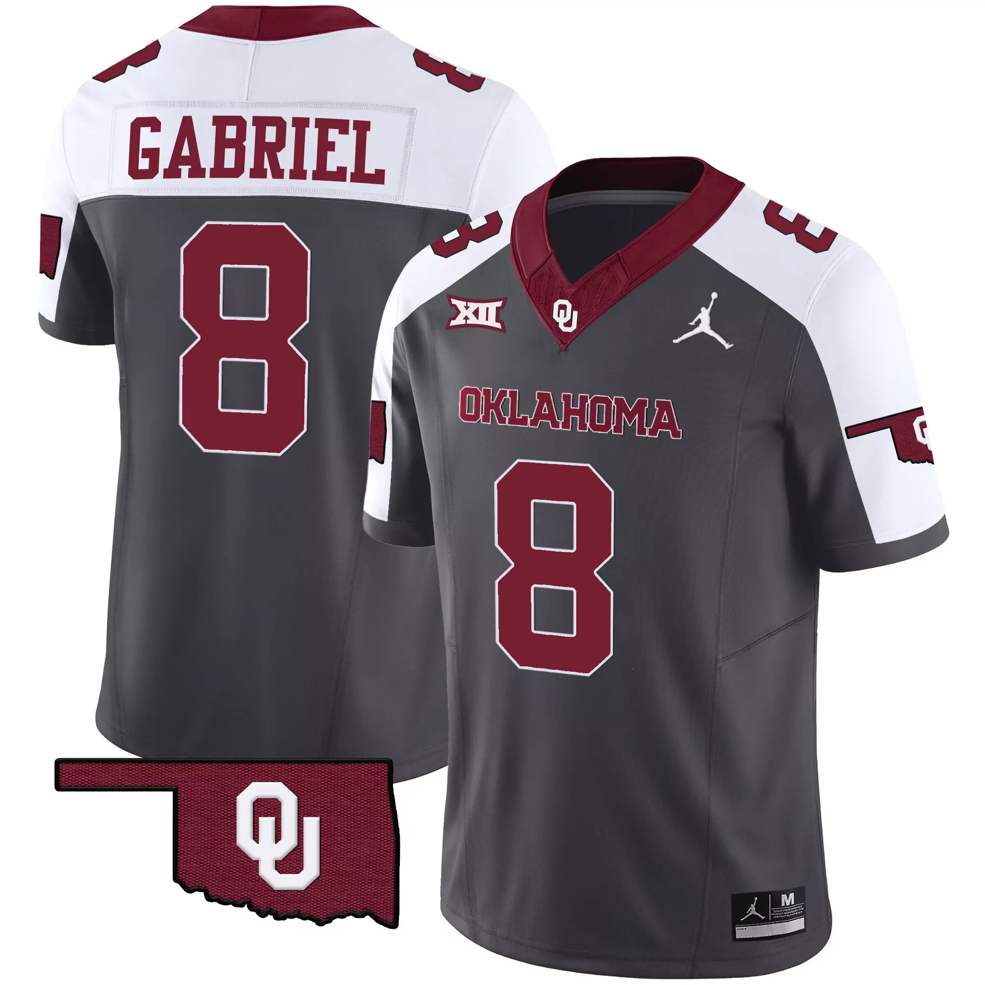 freeman 82 oklahoma sooners black stitched jersey men s style name patch 2023