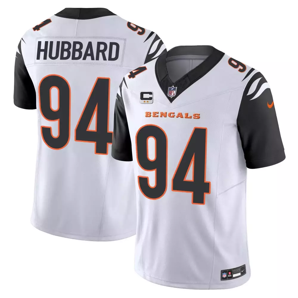 Hubbard 94 Cincinnati Bengals 2023 Men's Vapor Jersey | Black Stitched | 513 Claws Patch | For Men, Women & Youth