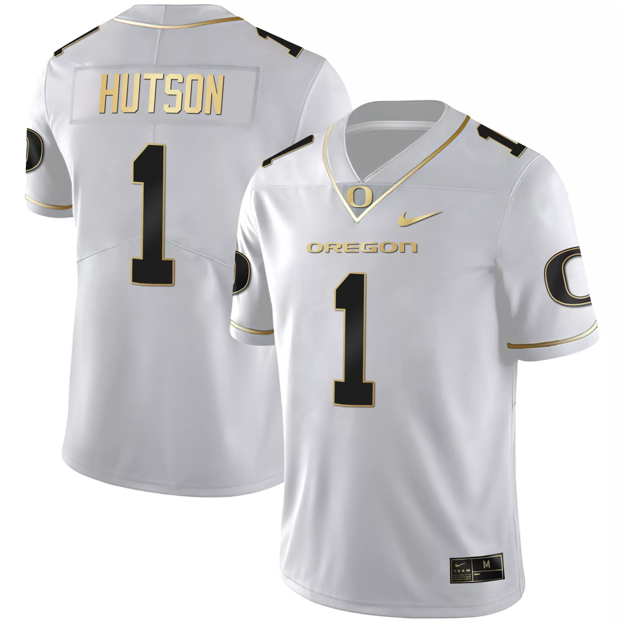 hutson 1 men s oregon black limited all stitched jersey with name patch 2023
