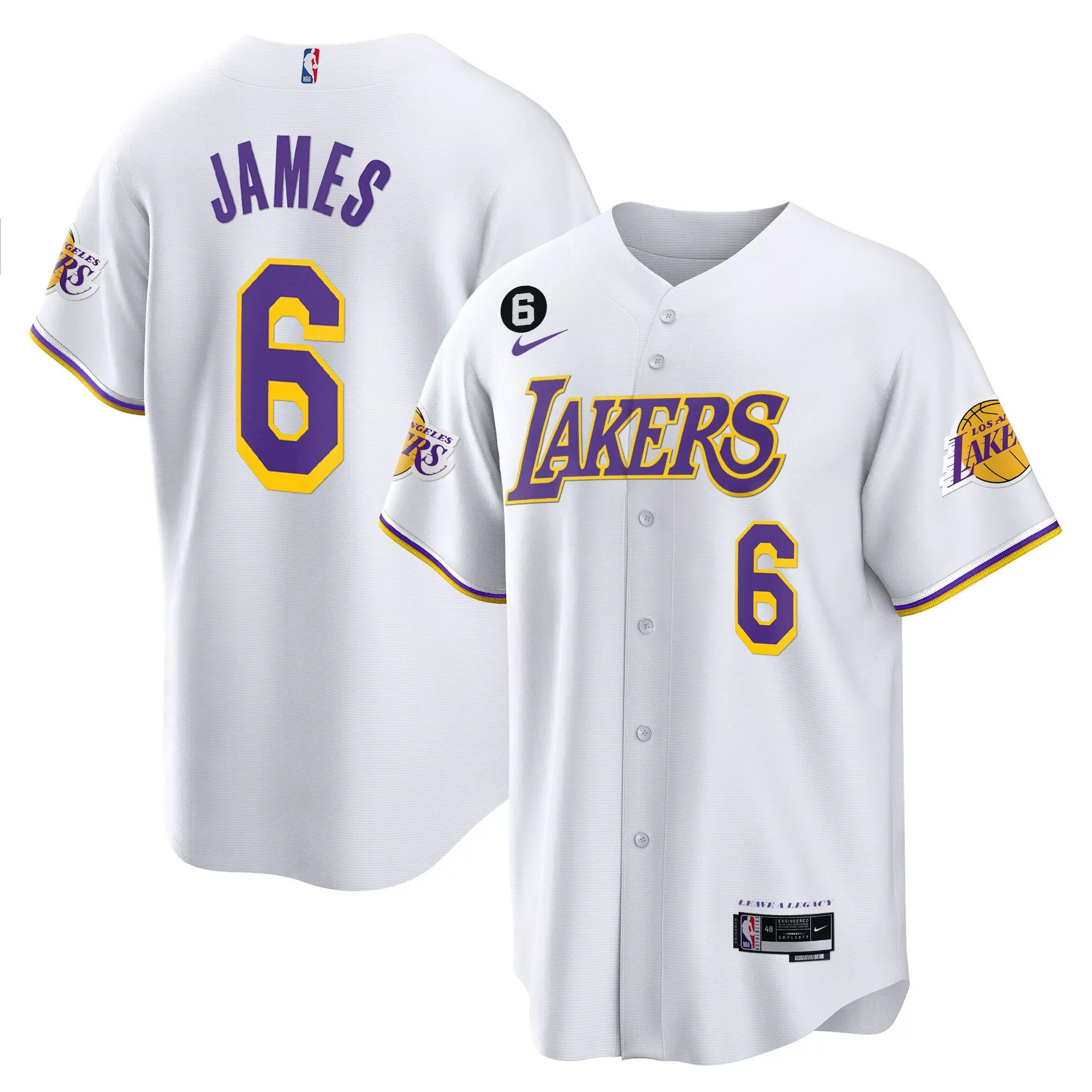 lebron james 6 los angeles lakers purple women s all stitched vapor jersey