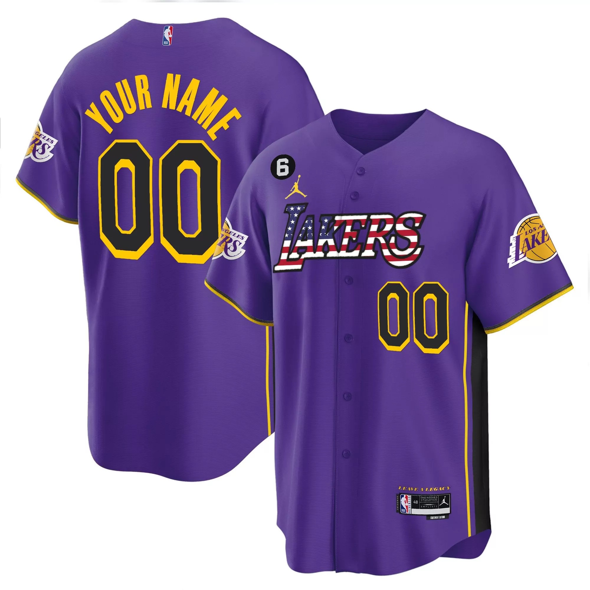 los angeles lakers purple custom all stitched jersey 2023 name patch men s style