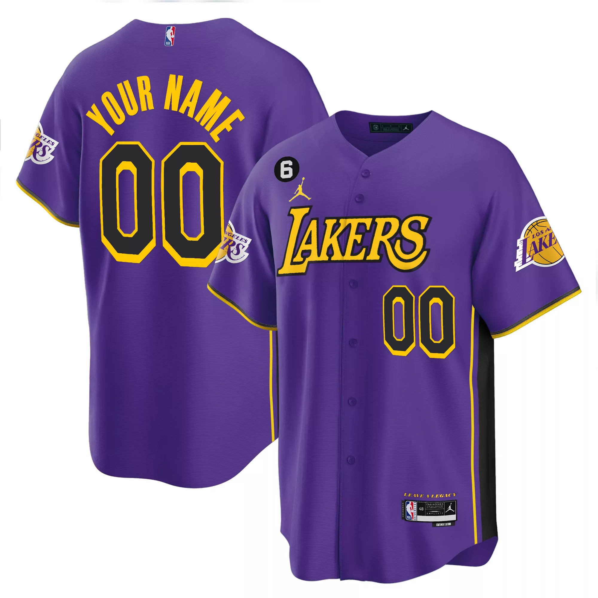 los angeles lakers purple custom all stitched jersey 2023 name patch men s style