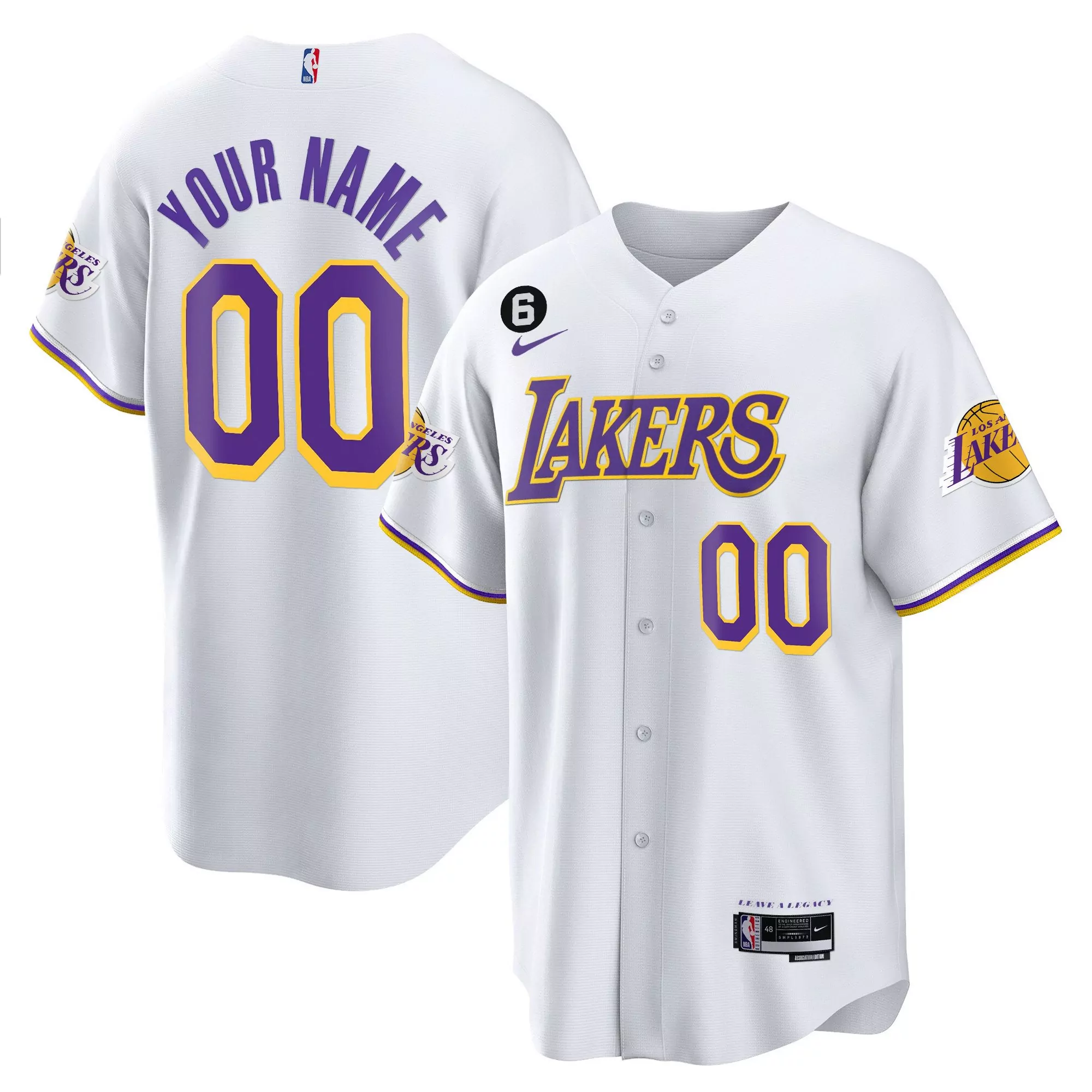 los angeles lakers purple women s custom jersey all stitched name patch 2023