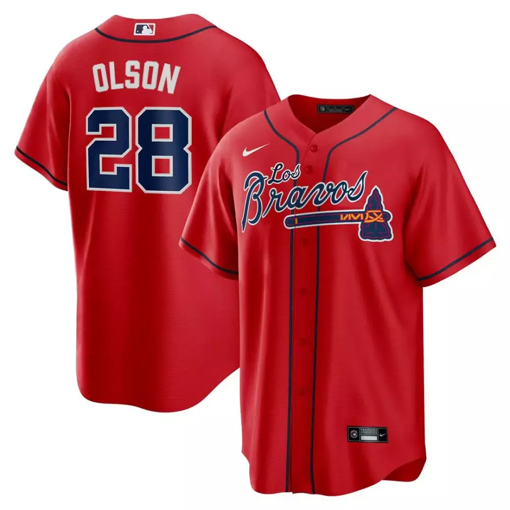 matt olson 28 atlanta braves women s cream stitched jersey the big peach 2023