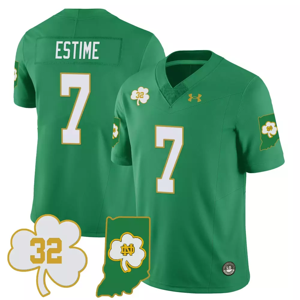 notre dame fighting irish custom stitched jersey navy male 2023 name patch 00