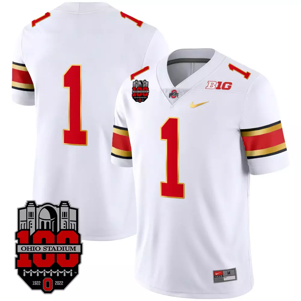 Ohio State Buckeyes 2022 Black Stitched Jersey | Player 1 Name Patch for Men | For Men, Women & Youth