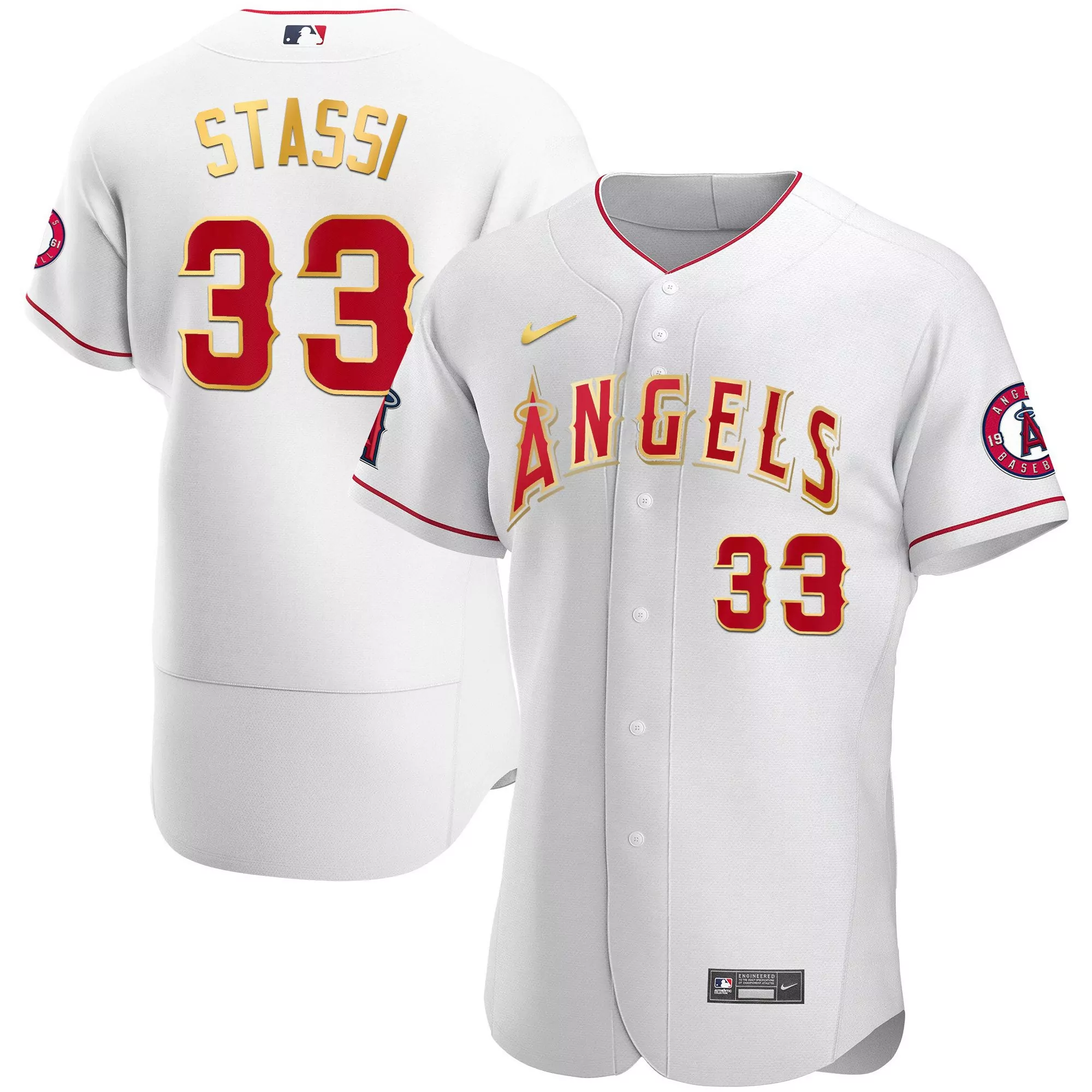 stassi 33 men s los angeles angels white all stitched jersey name patch 2023 1