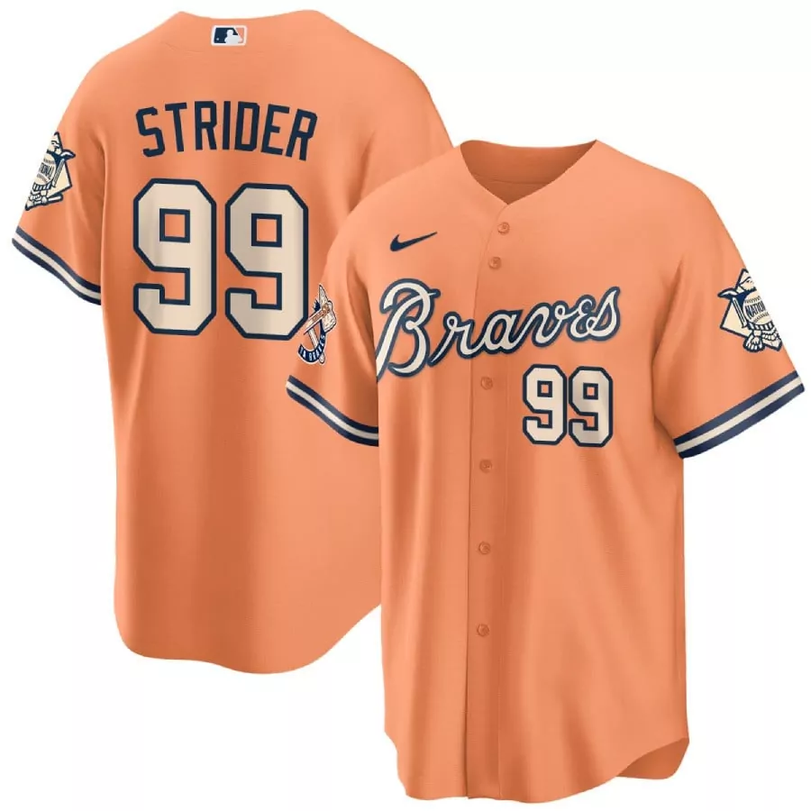 Strider 99 Atlanta Braves Light Blue Stitched Jersey | Men's Style 2023 | For Men, Women & Youth