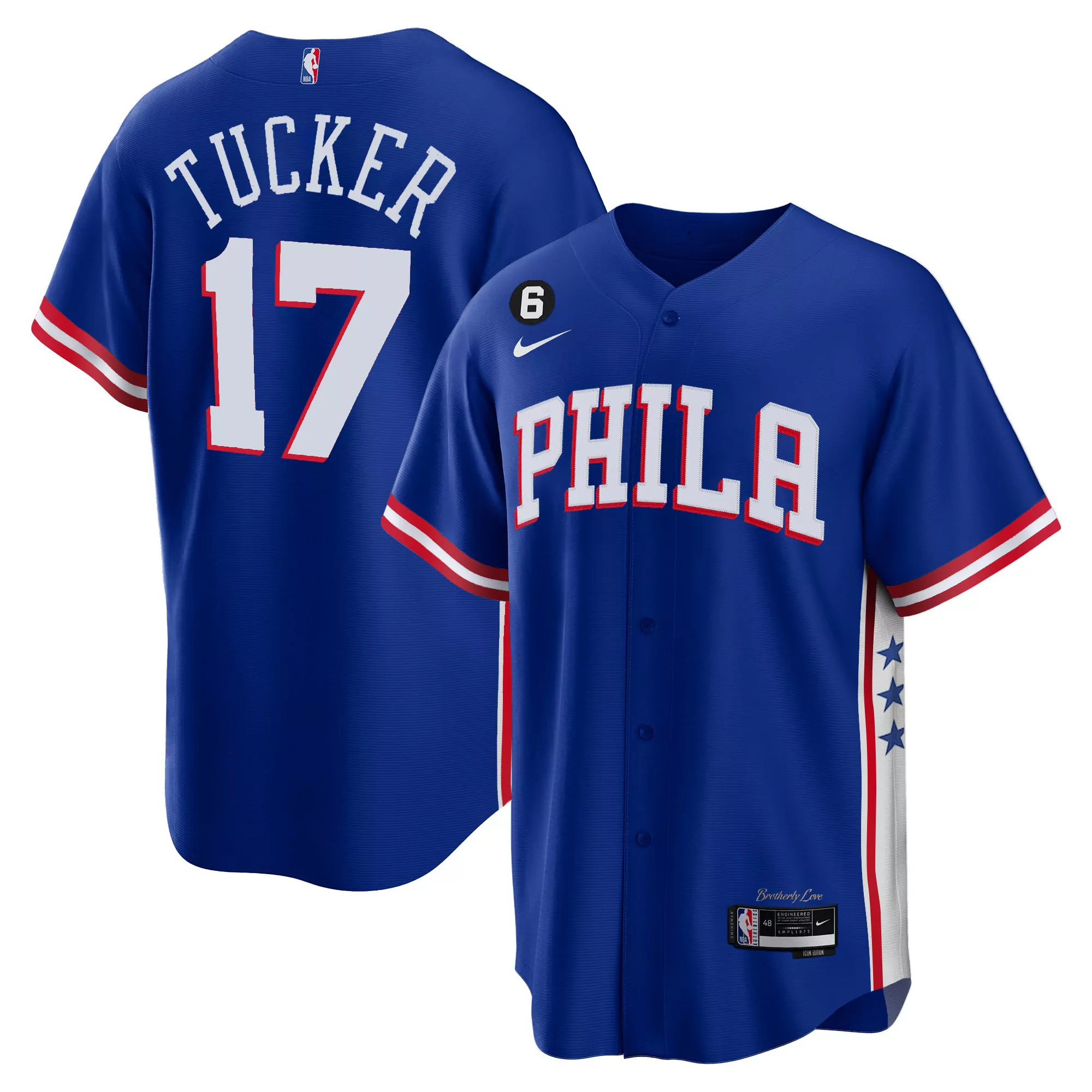 tobias harris philadelphia 76ers nike unisex 2022 23 swingman jersey city edition white
