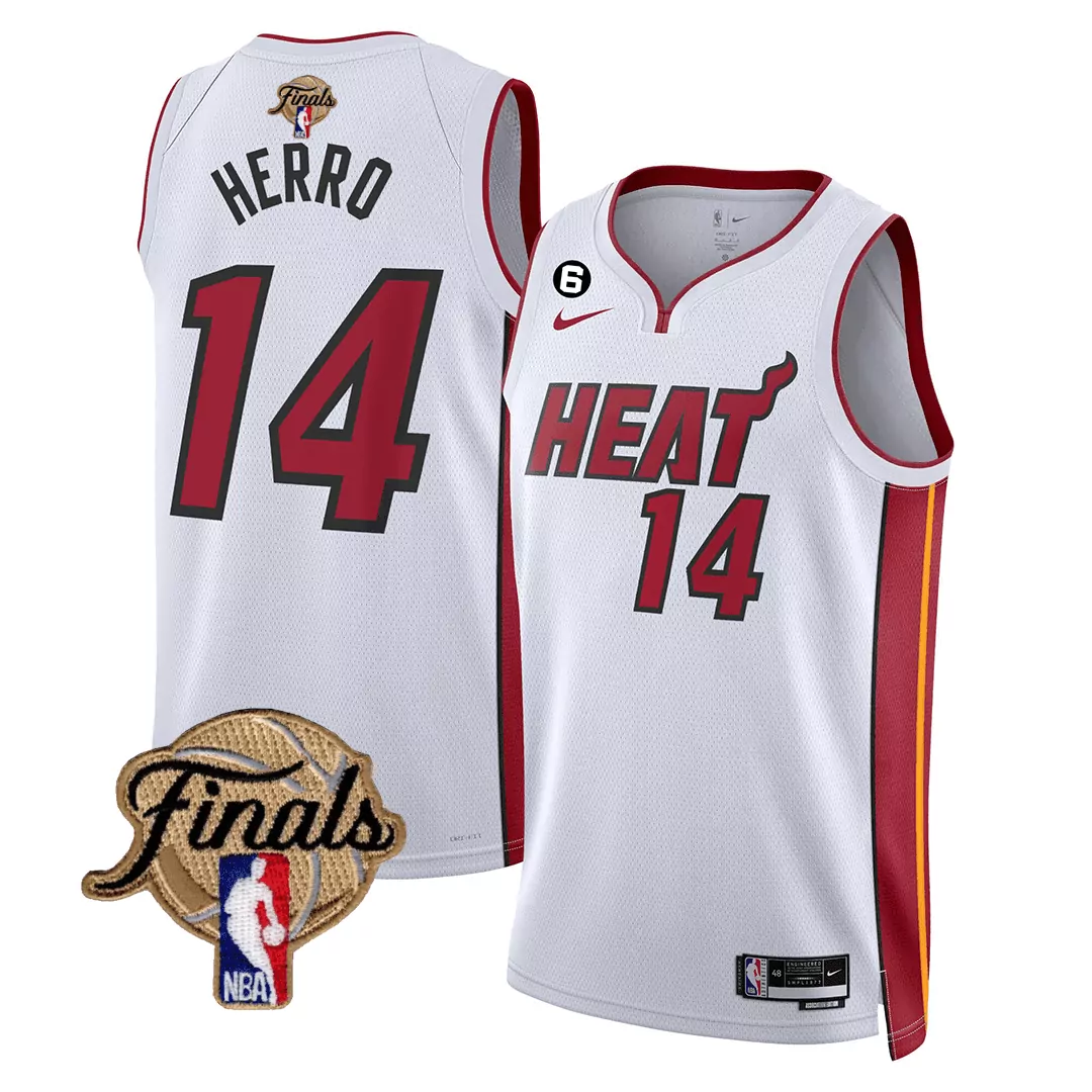 tyler herro 14 miami heat 2023 men s all stitched vapor jersey black finals edition
