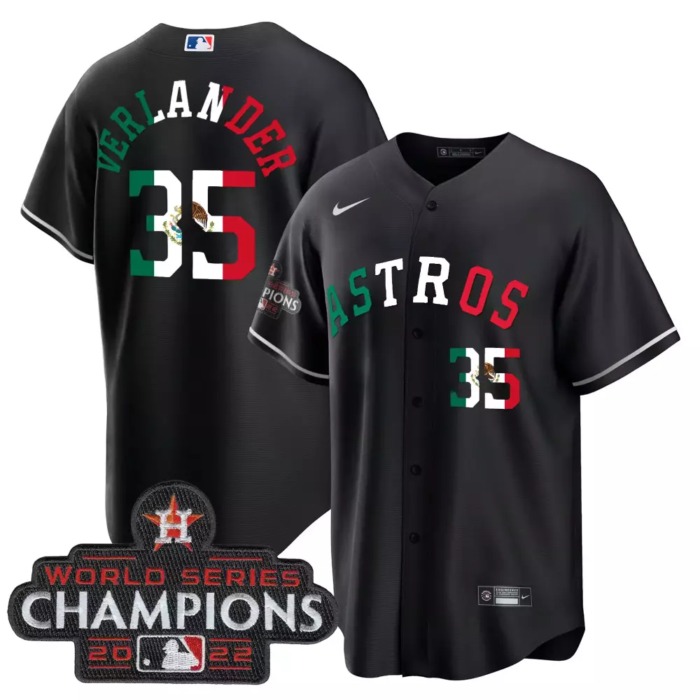 Verlander Astros 2022 Cactus Jack Stitched Vapor Jersey | World Series Edition | Limited Edition Fan Gear | For Men, Women & Youth