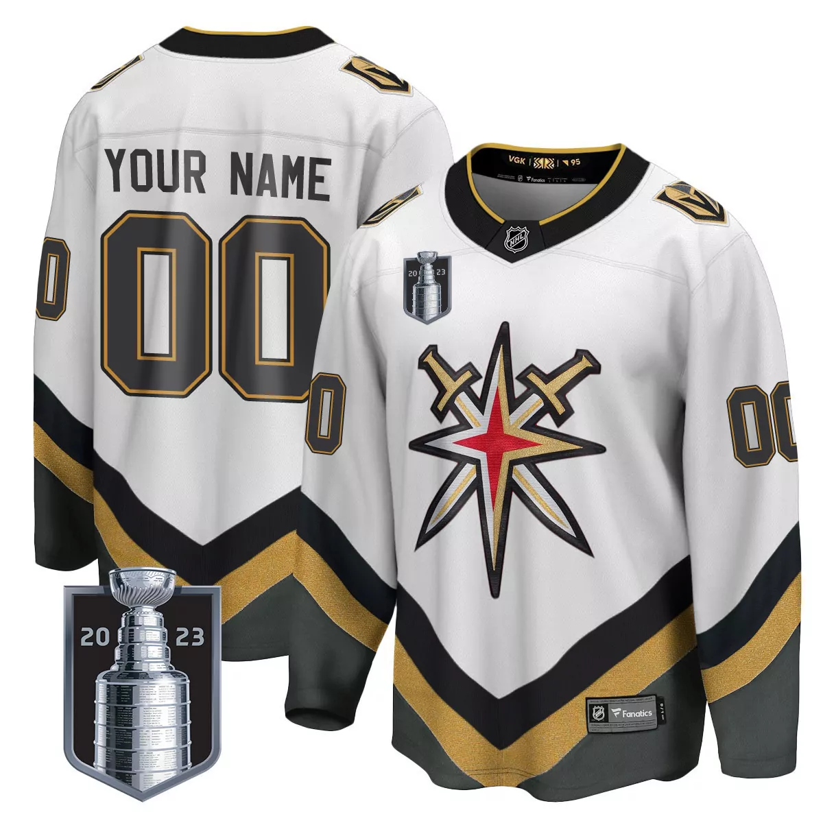2023 vegas golden knights gold all stitched vapor jersey stanley cup champions edition
