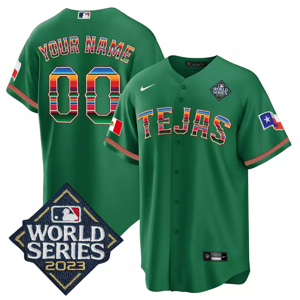 Texas Rangers 2023 World Series Cool Base Jersey V3 | Stitched Custom Design | Limited Edition Fan Gear | For Men, Women & Youth